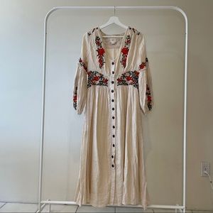 Anthropologie Peasant Dress